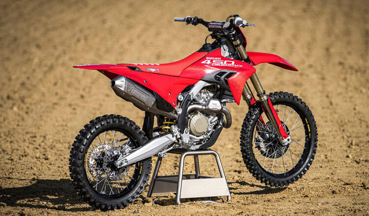 Acessórios da Ducati Performance para a Desmo450MX