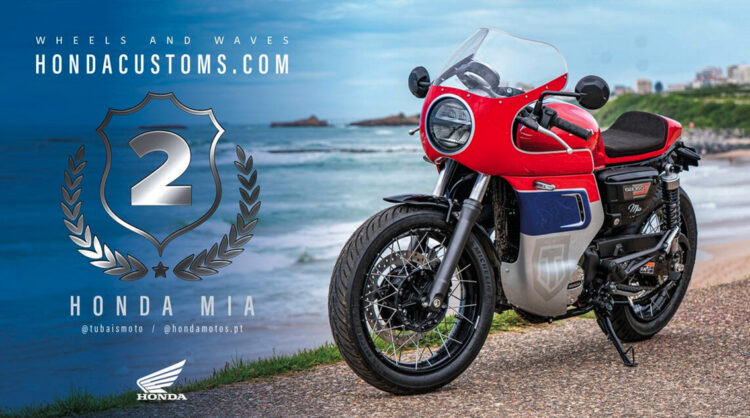 Honda Mia da Tubais Moto em 2º em Concurso Europeu