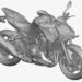 Kawasaki Z1100 2026 revelada em planos