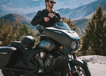 A Indian Motorcycle esconde o farol de radar