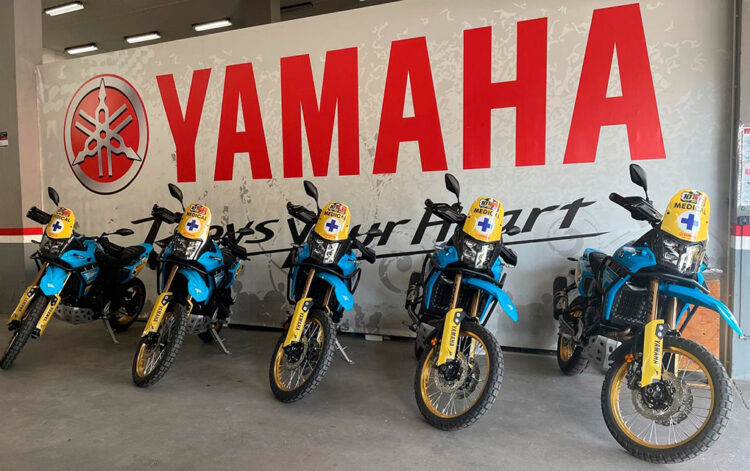 Yamaha Ténéré 700 Rally ao serviço da segurança no Lés-a-Lés Offroad