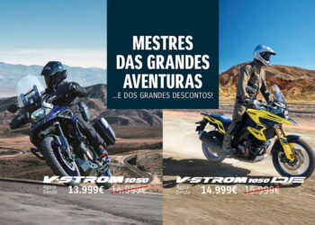 V-STROM 1050 em nova campanha promocional da Suzuki
