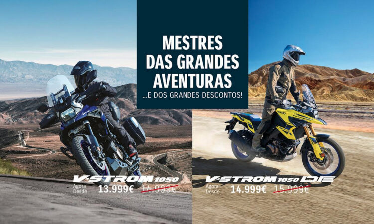 V-STROM 1050 em nova campanha promocional da Suzuki