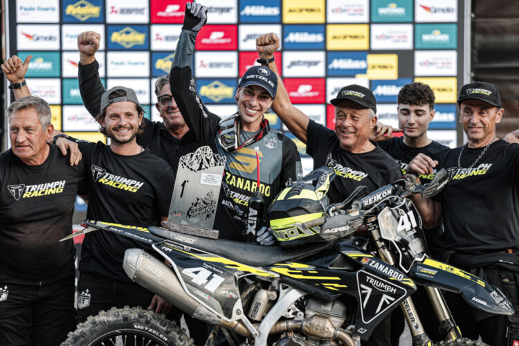 Estreia impressionante para a TF 250-E da Triumph