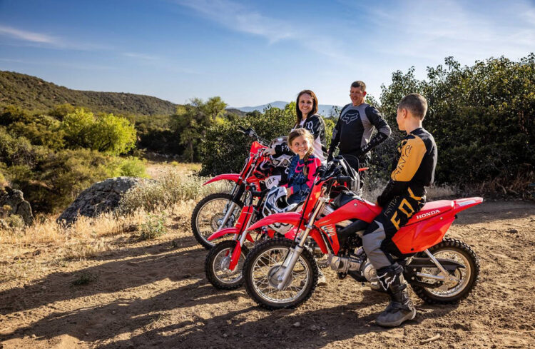 Honda CRFs para os mais pequenos