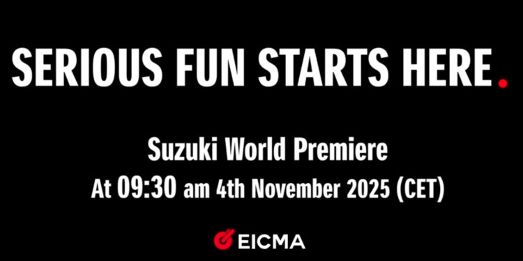 Siga a apresentação das novas Suzuki hoje na EICMA