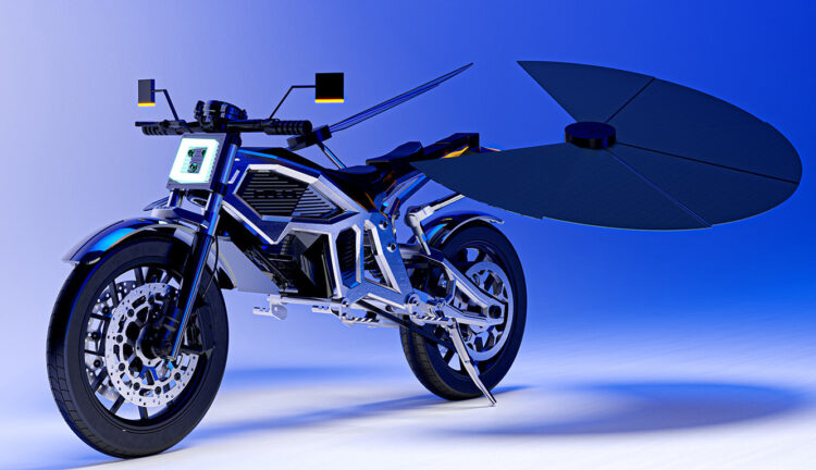 Uma moto movida a energia solar? Era só o que faltava!