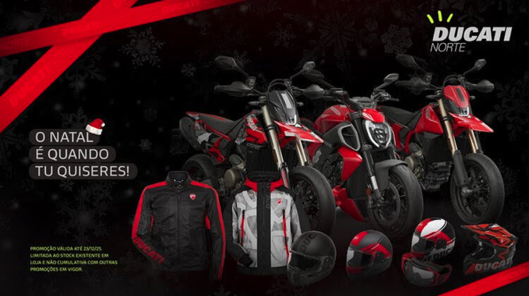 Ofertas de Natal na Ducati Norte