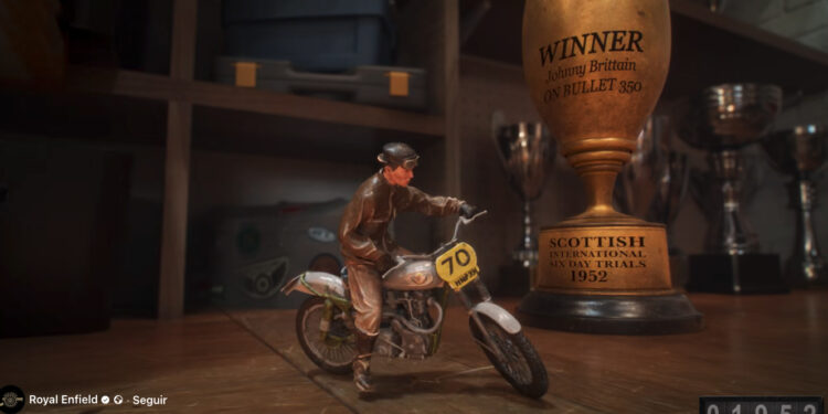 Historia da Royal Enfield a partir de uma loja de brinquedos