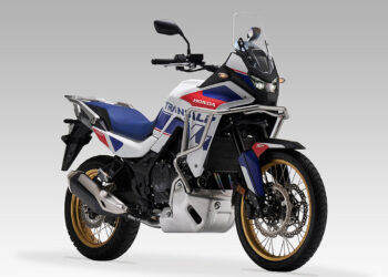 Honda Transalp SP com visual retro em campanha