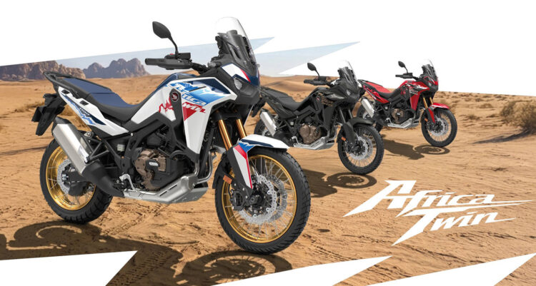 Honda CRF1100L Africa Twin e Africa Twin Adventure Sports com novas cores