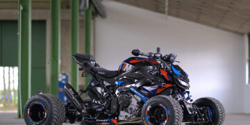BMW M1000 R transformada em hyperquad de 207 cv