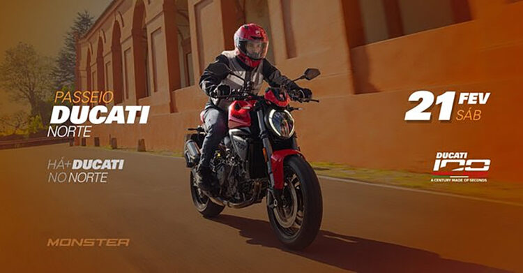 Vem aí mais um passeio da Ducati Norte