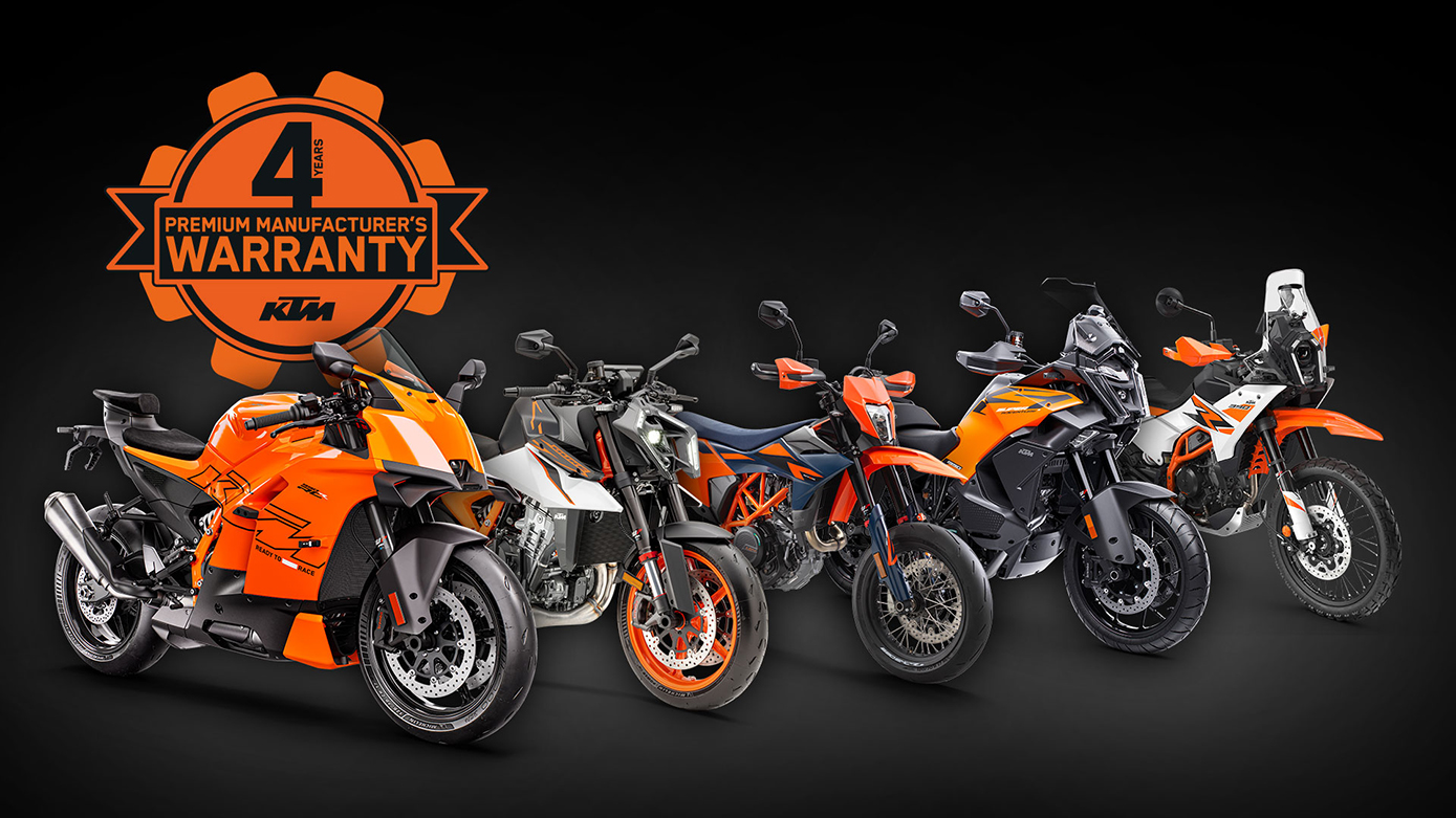 KTM estende garantia Premium de Fábrica thumbnail