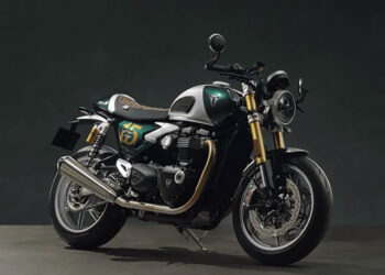 Triumph cria edição especial da Speed Twin 1200 para o passeio Distinguished Gentleman’s Ride