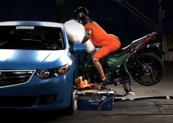 Airbags para Motociclistas: Novo Sistema da Autoliv protege cabeça e tronco