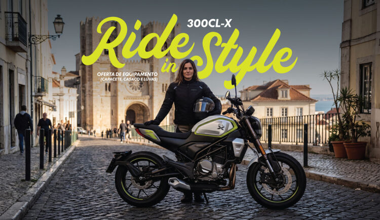 Campanha “Ride in Style” com oferta de equipamento CFMOTO