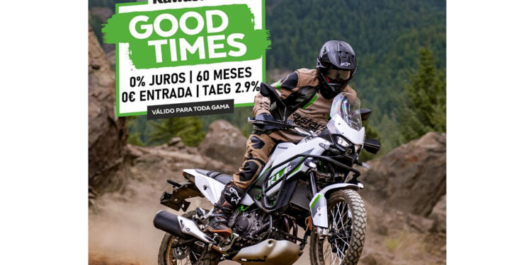 Campanha Good Times – Condições imperdíveis em toda a gama Kawasaki