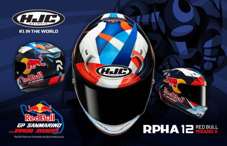 HJC apresenta o RPHA 12 Red Bull Misano II