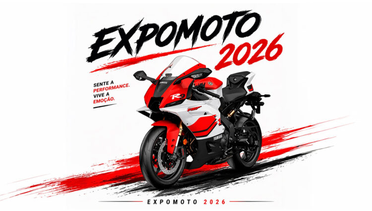 Testa modelos Yamaha na Expomoto