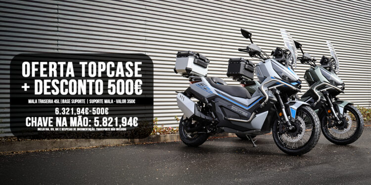 Scooter Zontes com oferta da Top Case