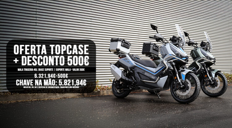 Scooter Zontes com oferta da Top Case