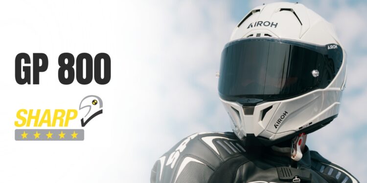 Airoh GP800 conquista classificação máxima no programa SHARP