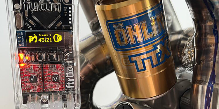 Controlo eletrónico para suspensão Öhlins