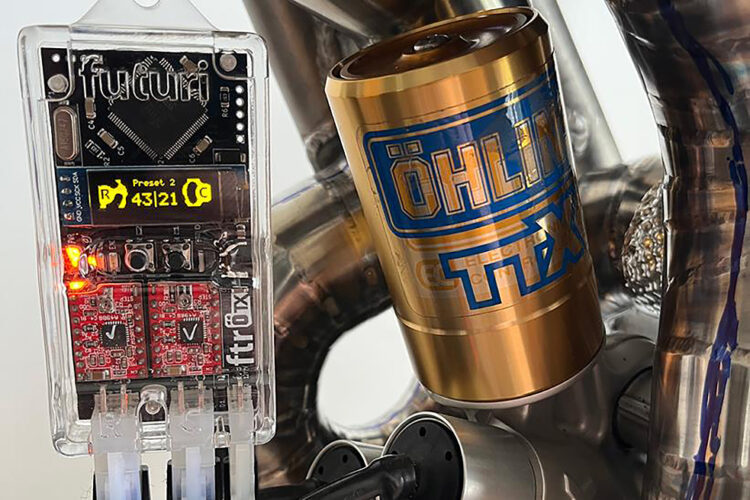 Controlo eletrónico para suspensão Öhlins