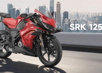 Nova QJ Motor SRK 125 R1 tem 15 cv e… aletas aerodinâmicas