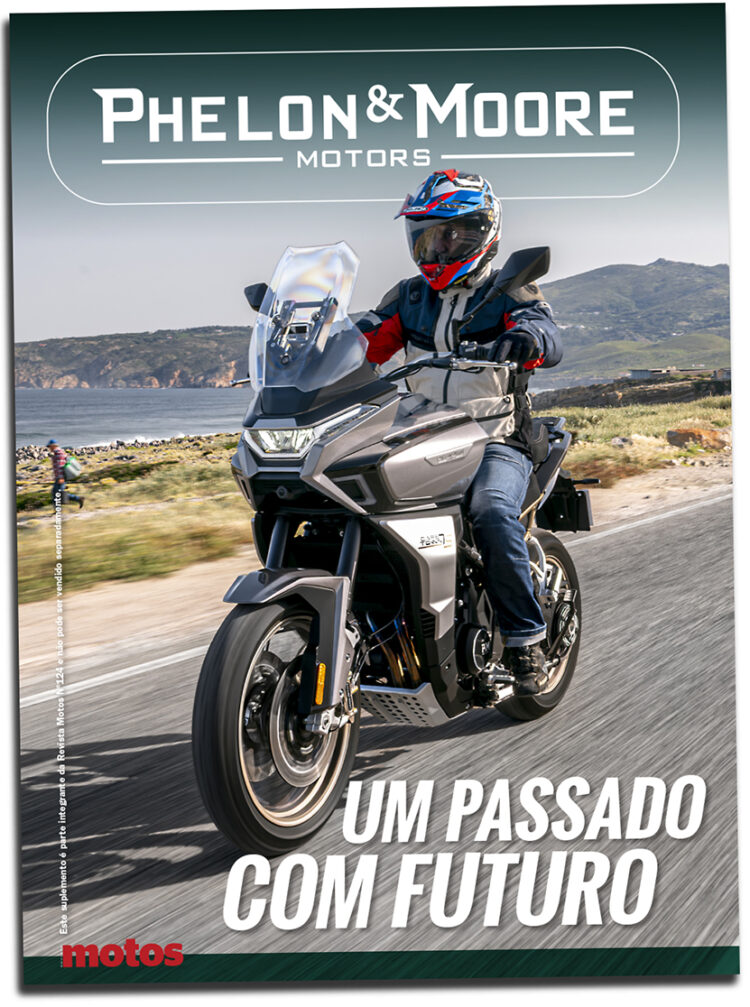 Suplemento “Phelon & Moore” grátis com a Revista MOTOS