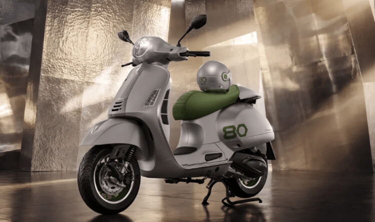 Vespa celebra 80 anos com modelo ‘Ottantesimo’