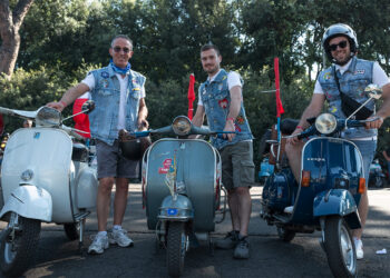 Roma celebrou os 80 anos da Vespa