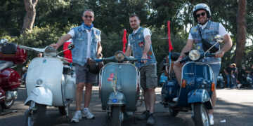 Roma celebrou os 80 anos da Vespa
