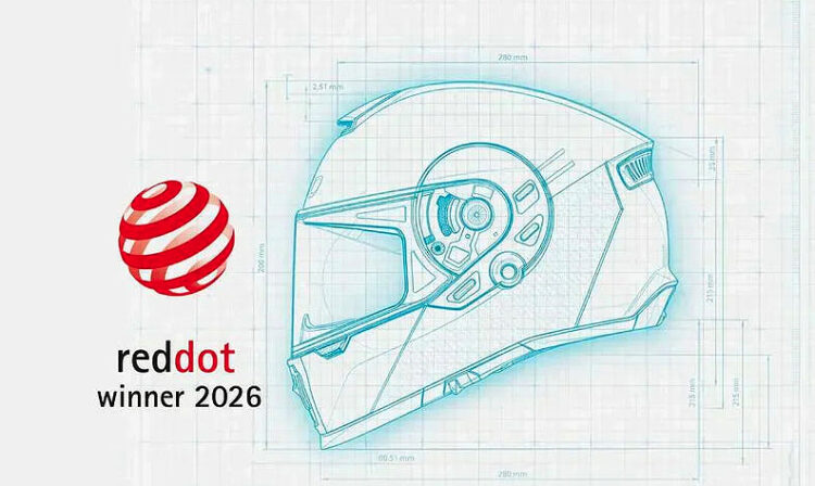 Capacete Cardo Beyond GTS conquista o prestigiado Red Dot Award