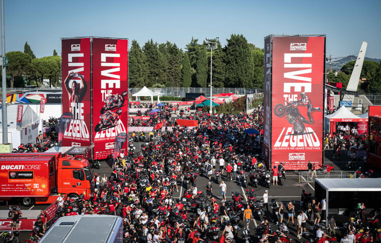 World Ducati Week, Edição do Centenário foi um evento recordista