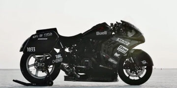 Buell Leviathan não atinge a meta dos 402 km/h em Bonneville apesar de 400 cv
