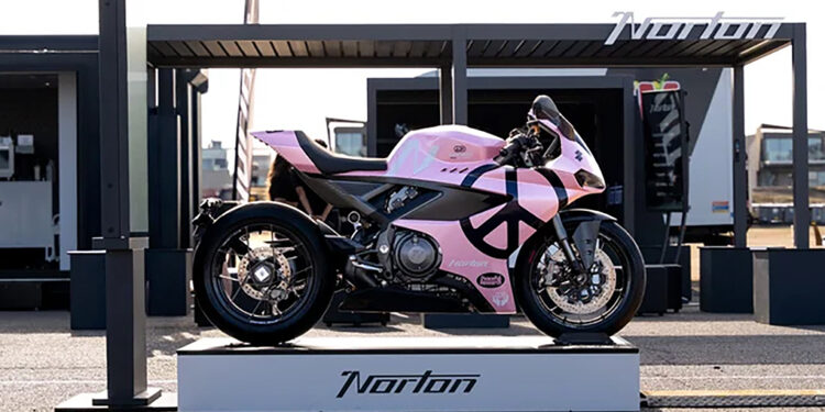 Norton revela Manx R exclusiva em colaboração com a Peaceful Research
