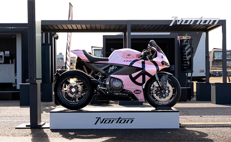 Norton revela Manx R exclusiva em colaboração com a Peaceful Research