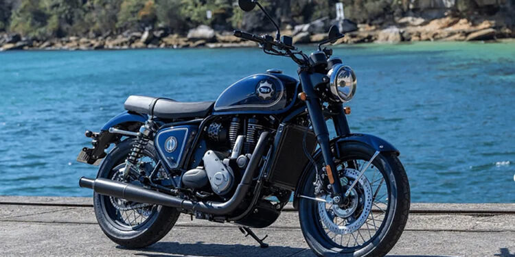 BSA Gold Star 650 com cores de edição especial