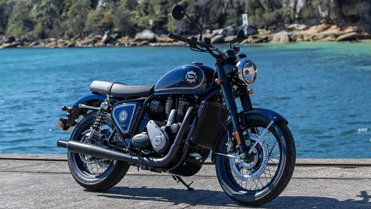 BSA Gold Star 650 com cores de edição especial