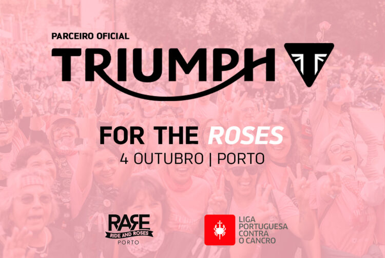 Ride & Roses Porto 2026 com apoio da Triumph Portugal