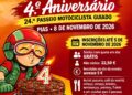 Clube Motard “Pias em Duas Rodas” celebra 4.º aniversário com passeio guiado