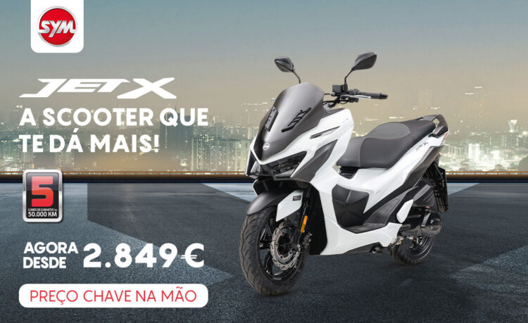 SYM JET X 125 reforça competitividade com novo preço